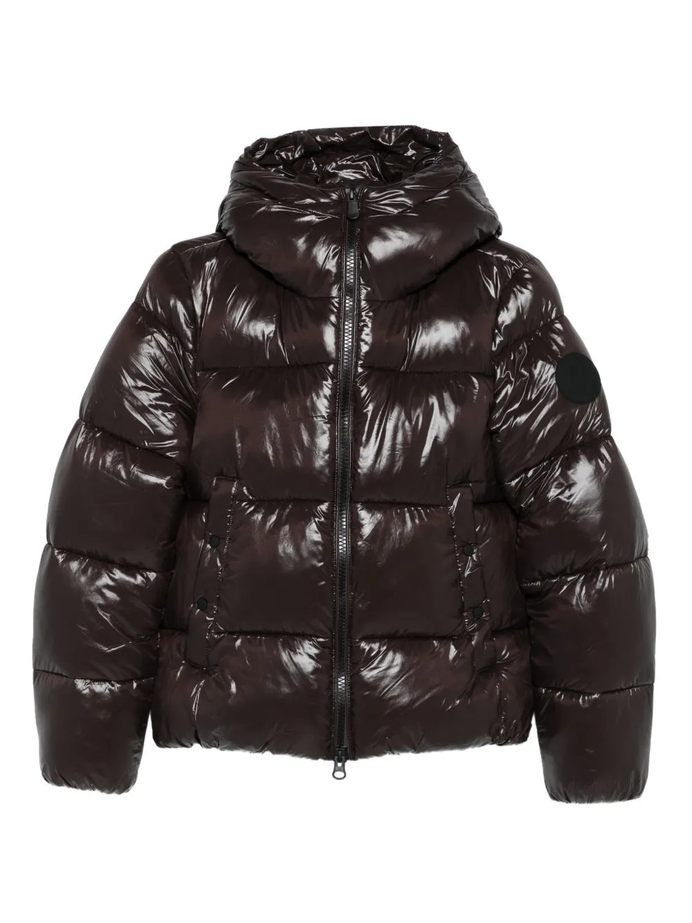 

Пуховик с капюшоном Save The Duck, коричневый