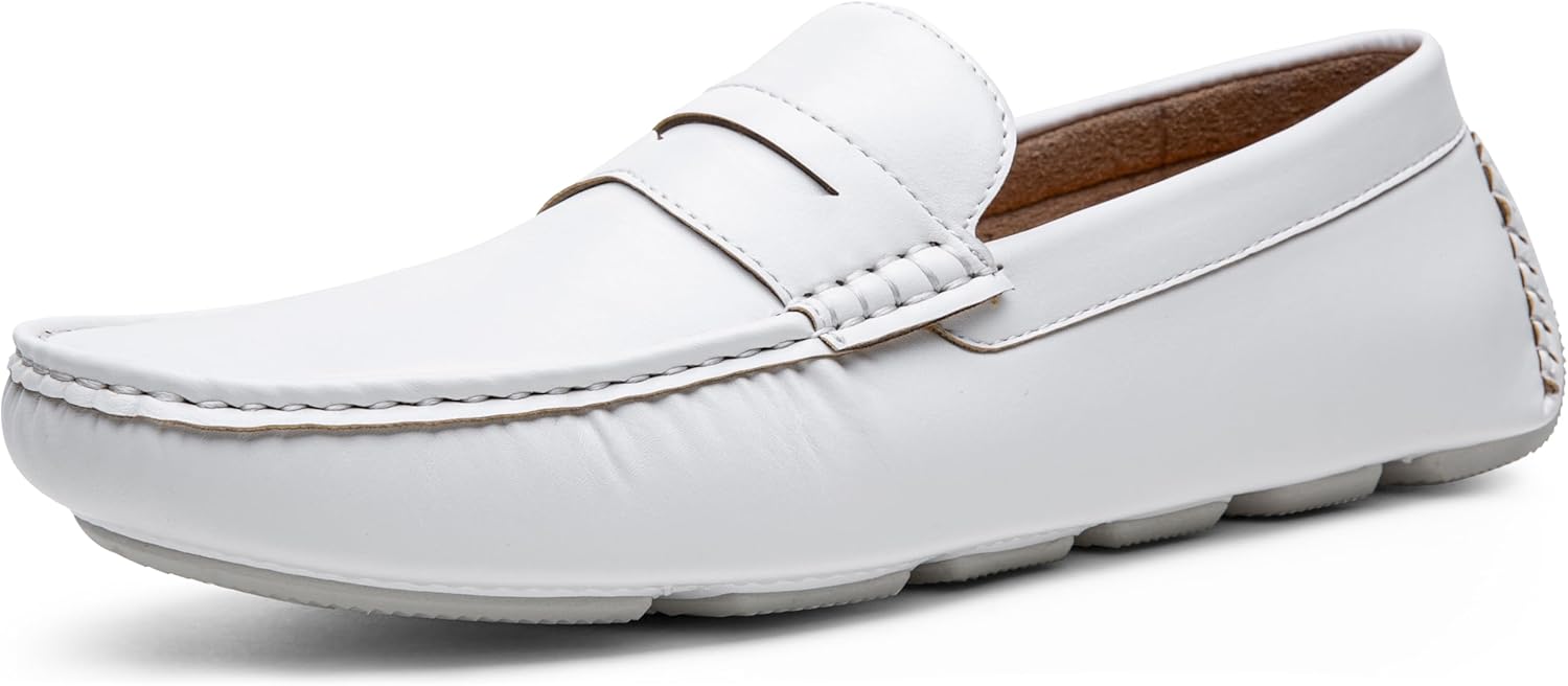 

Мужские лоферы Vostey, слипоны, водительские лоферы, повседневные лоферы для мужчин, белый