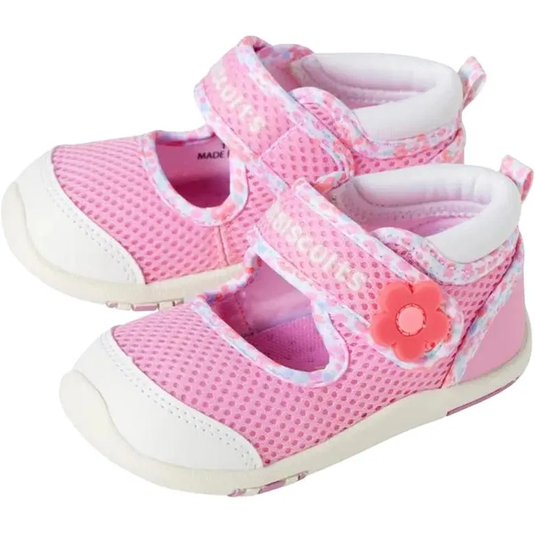 Кроссовки дышащие mid top для малышей Pink Infant And Toddler MIKI HOUSE — фото 3