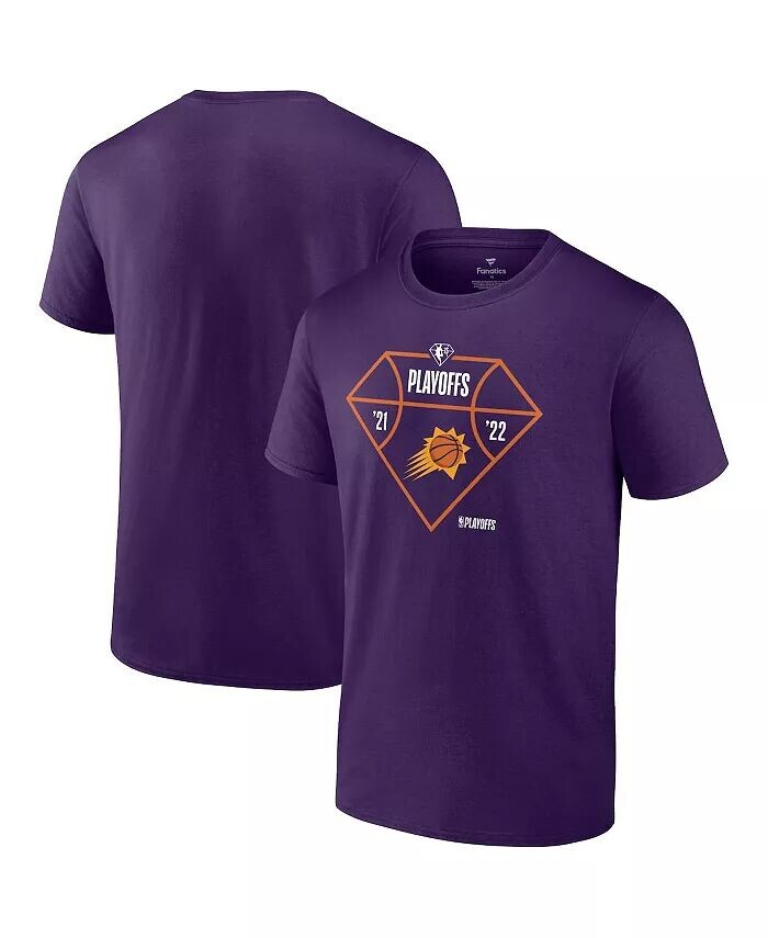 

Мужская фиолетовая футболка Phoenix Suns 2022 NBA Playoffs Diamond Tip Off Fanatics