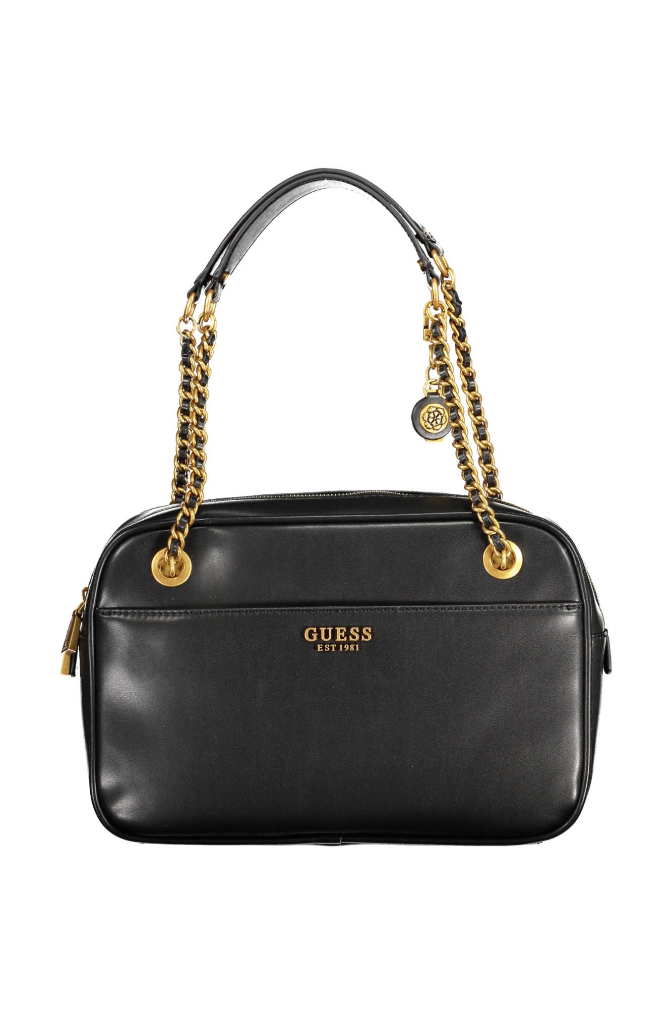 

Черная полиэтиленовая женская сумка Guess Shoes