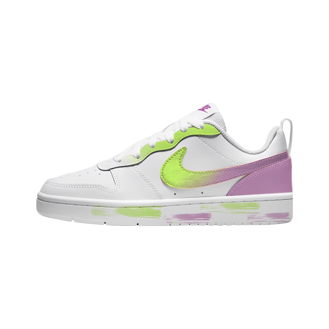 

Кроссовки Nike Court Borough Skateboarding Shoes Women's Low-top Pink/Green, цвет Pink Moon/Nori/Magnet