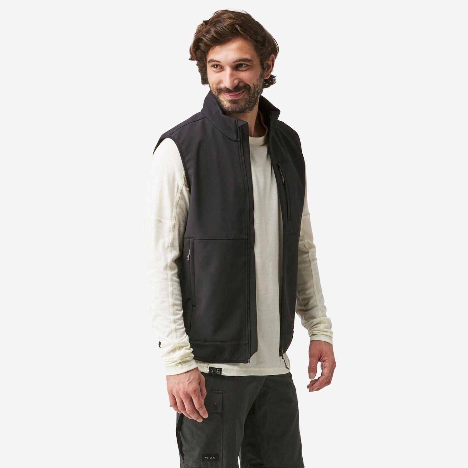 

Жилет треккинговый Decathlon Softshell MT100, черный