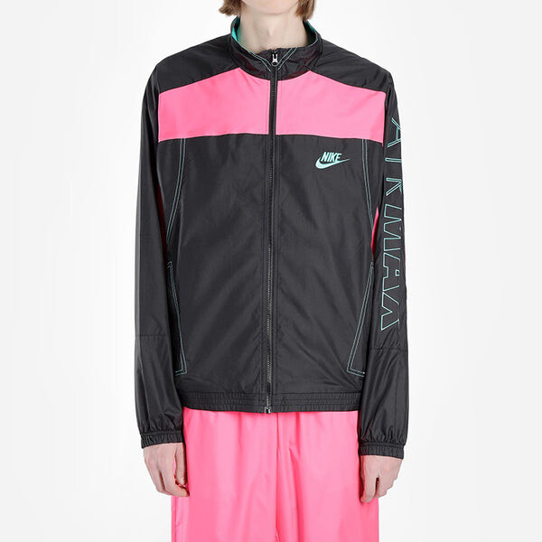 Куртка x atmos nrg винтажная лоскутная спортивная куртка Nike, черный — фото 3