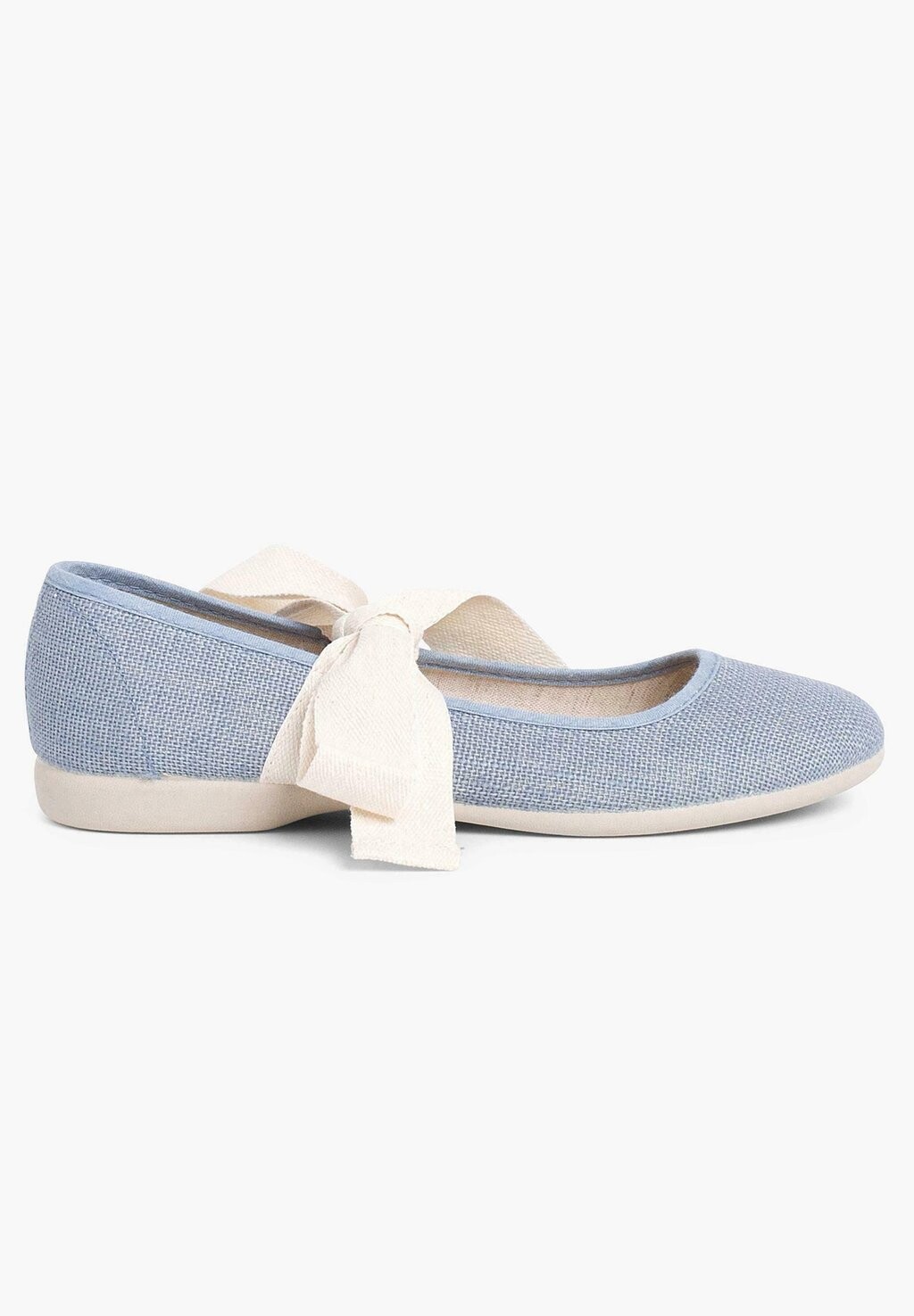 

Балетки MERCEDITA LINO CON LAZO CRUDO Pisamonas, цвет azul azafata