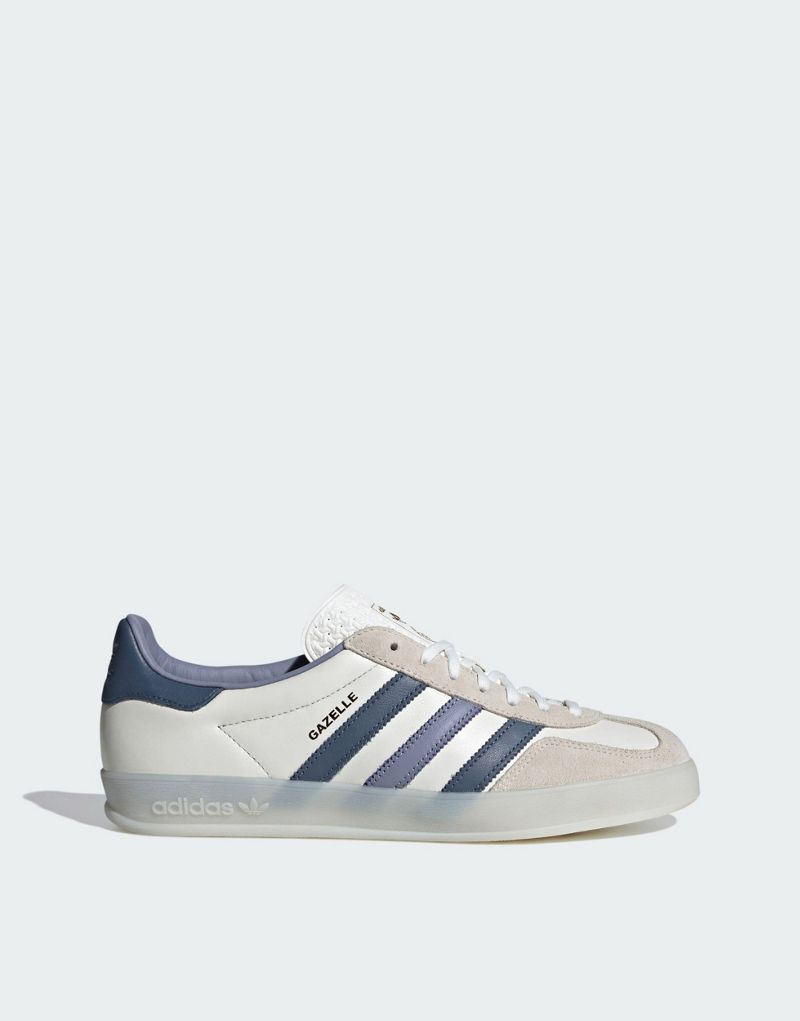 

Бело-темно-синие кроссовки adidas Gazelle Indoor, Синий, Бело-темно-синие кроссовки adidas Gazelle Indoor