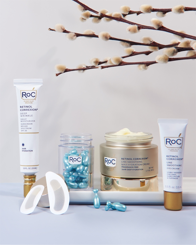 Крем для лица SPF ROC Увлажняющий с гиалуроновой кислотой Retinol Correxion для разглаживания морщин — фото 2
