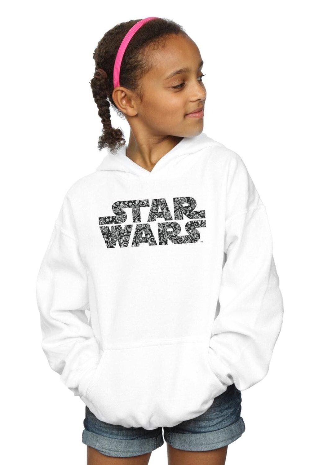 

Худи с логотипом пейсли Star Wars, белый