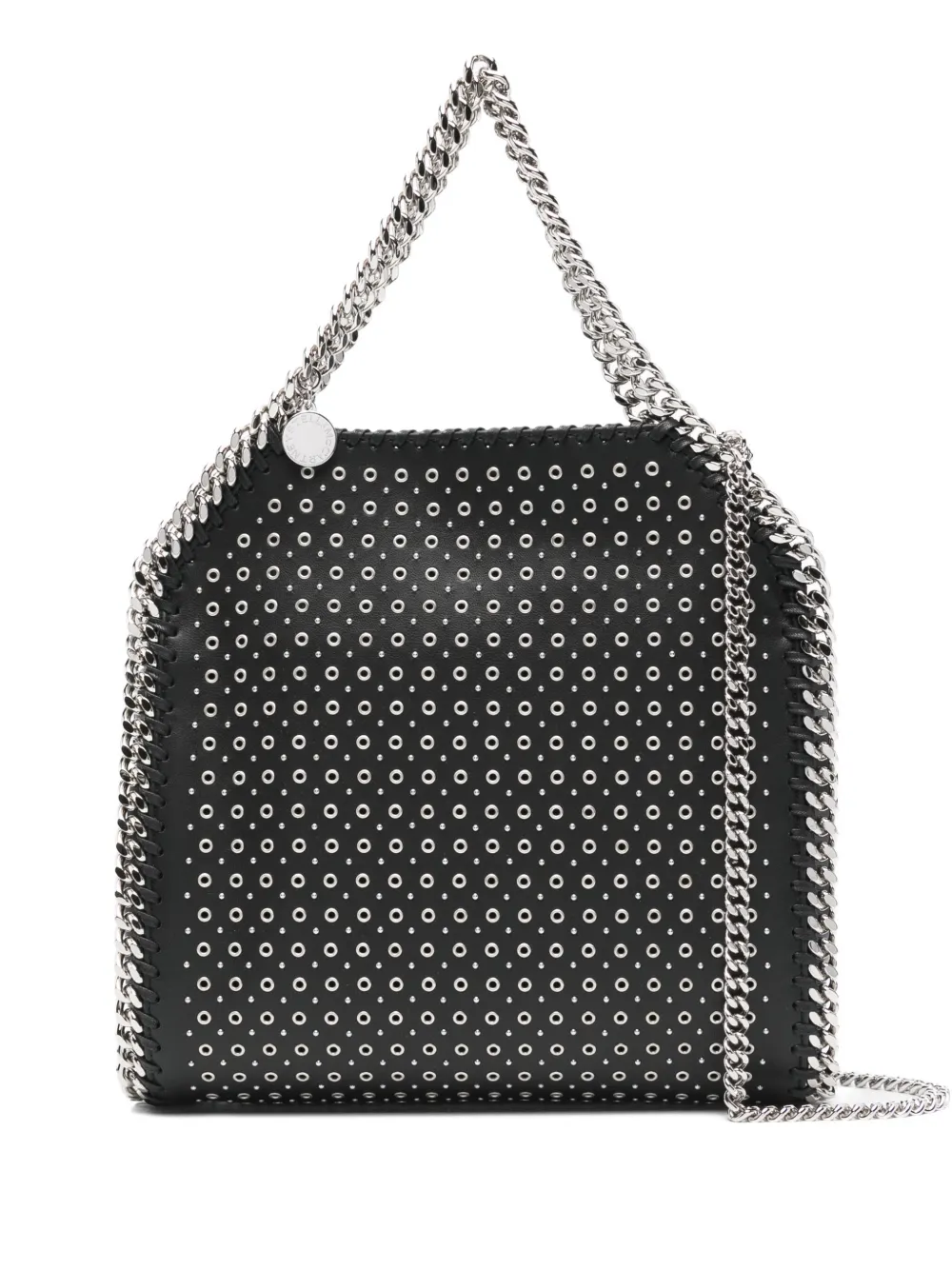 

Сумка-тоут Falabella с цепочкой и люверсами STELLA MCCARTNEY, черный