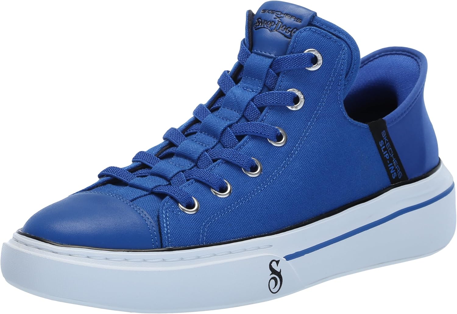 

Мужские кроссовки Skechers Snoop Dogg: Snoop ONE-BOSS Life Canvas Hands Free Slip-Ins, синий