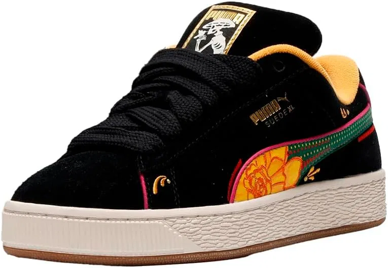 Мужские замшевые кроссовки PUMA La Catrina, черные, размер XL — фото 2