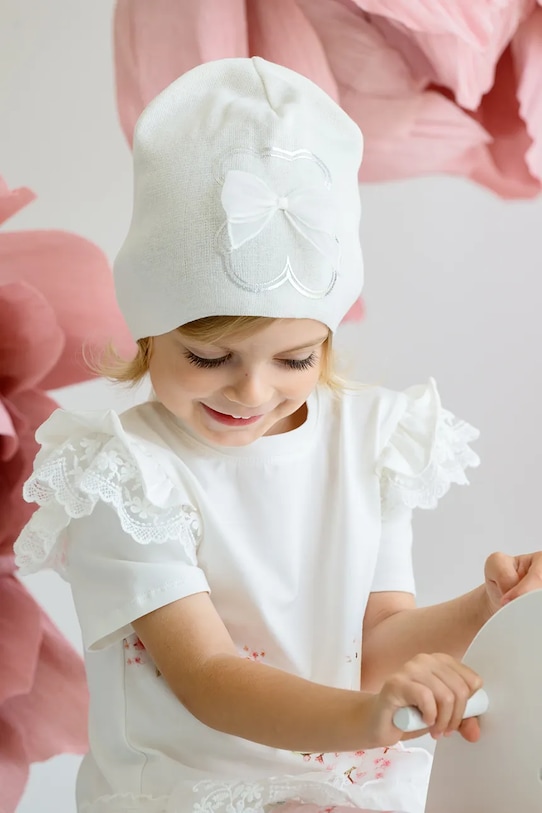 

Детская хлопковая шапочка MARTINA Jamiks, бежевый