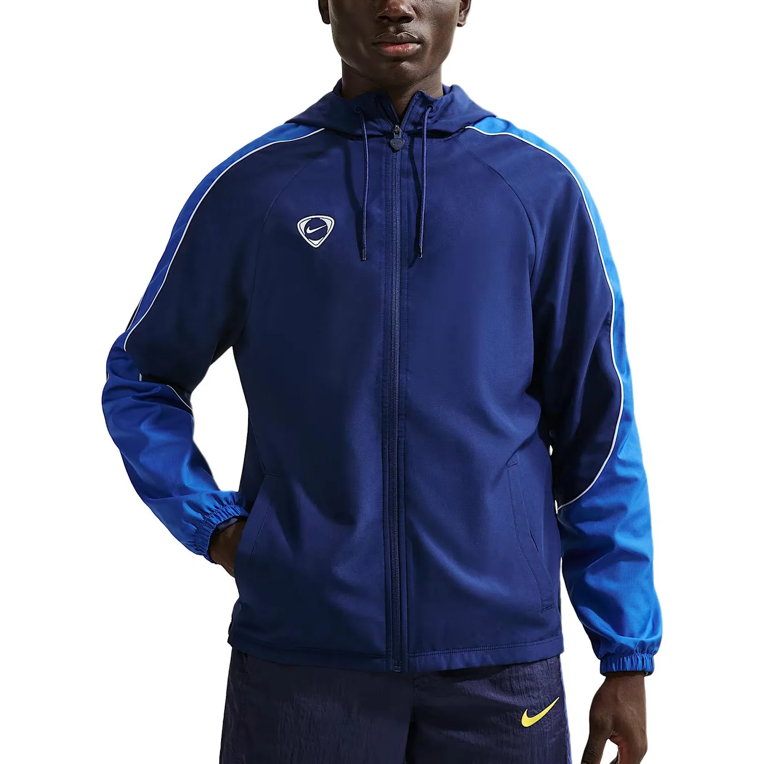 Куртка Academy Repel мужская Nike, Space Blue/Game Royal Blue/White