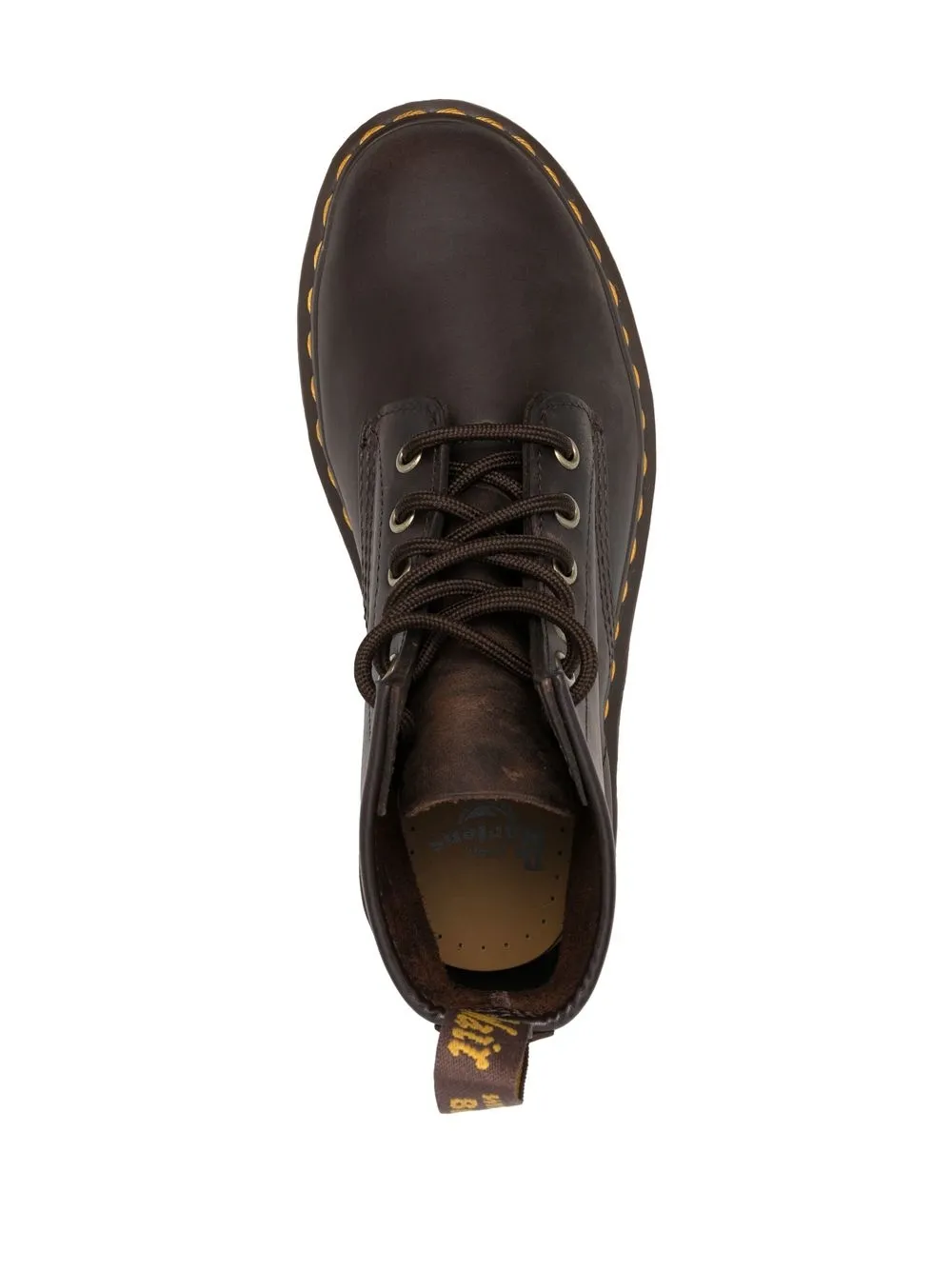 Ботинки Dr. Martens 1460 на шнуровке, коричневый — фото 4