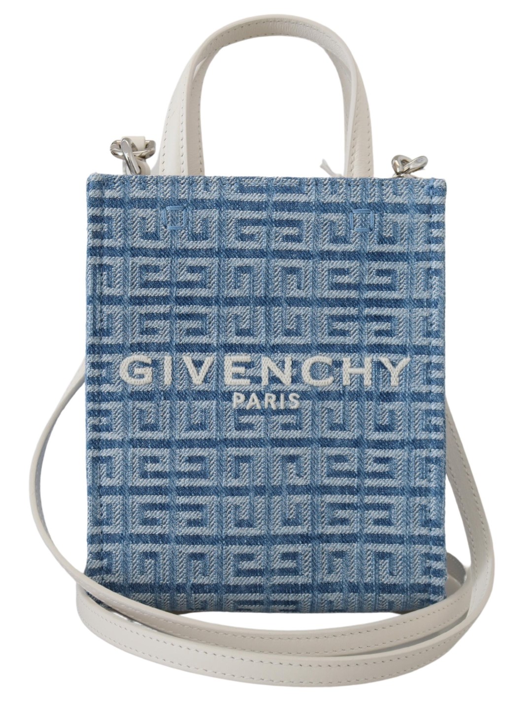 

Шикарная светло-голубая хлопковая мини-сумка Givenchy