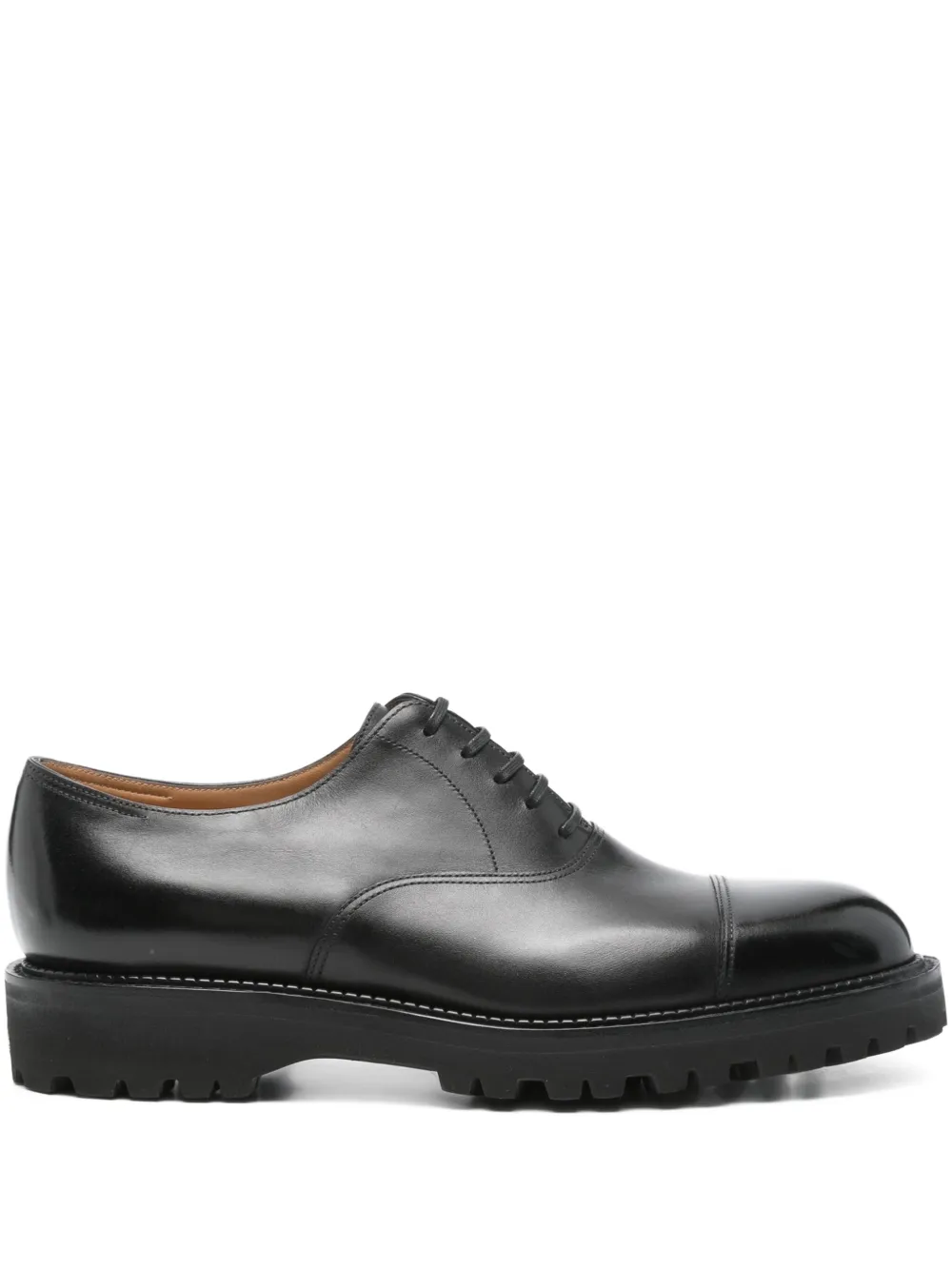 

Оксфорды Council с контрастным носком John Lobb, черный