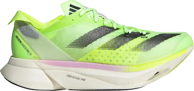 Кроссовки Wmns Adizero Adios Pro 3 'Lucid Lemon', желтый