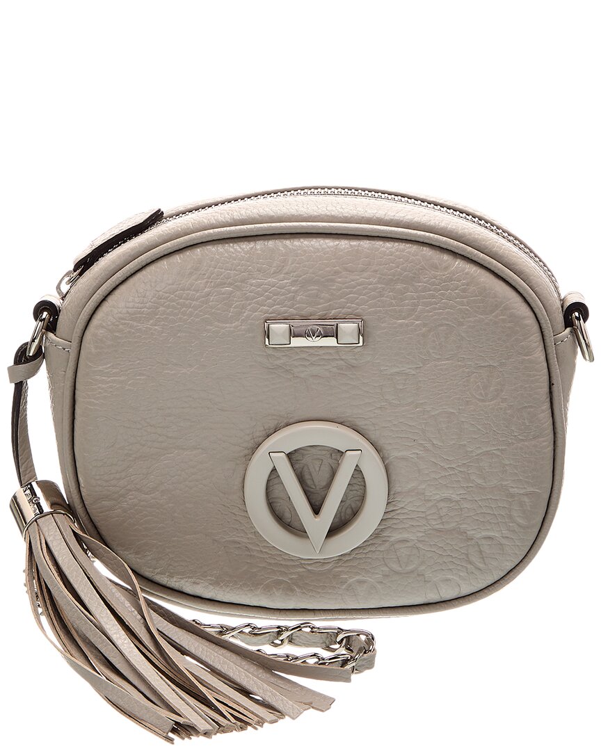

Валентино от Марио Валентино Нина Долларо Кроссбоди из кожи с монограммой Valentino by Mario Valentino, серый