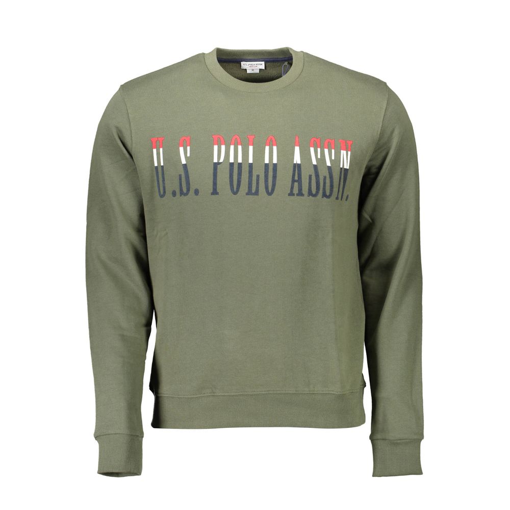 

Зеленый хлопковый мужской свитер U.S. Polo Assn.