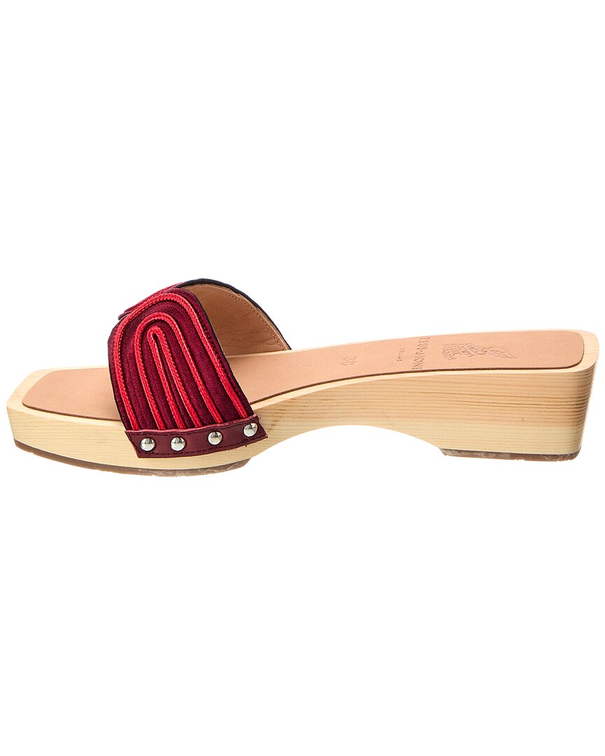 Древнегреческие сандалии The Harness Clog Ancient Greek Sandals, красный — фото 2