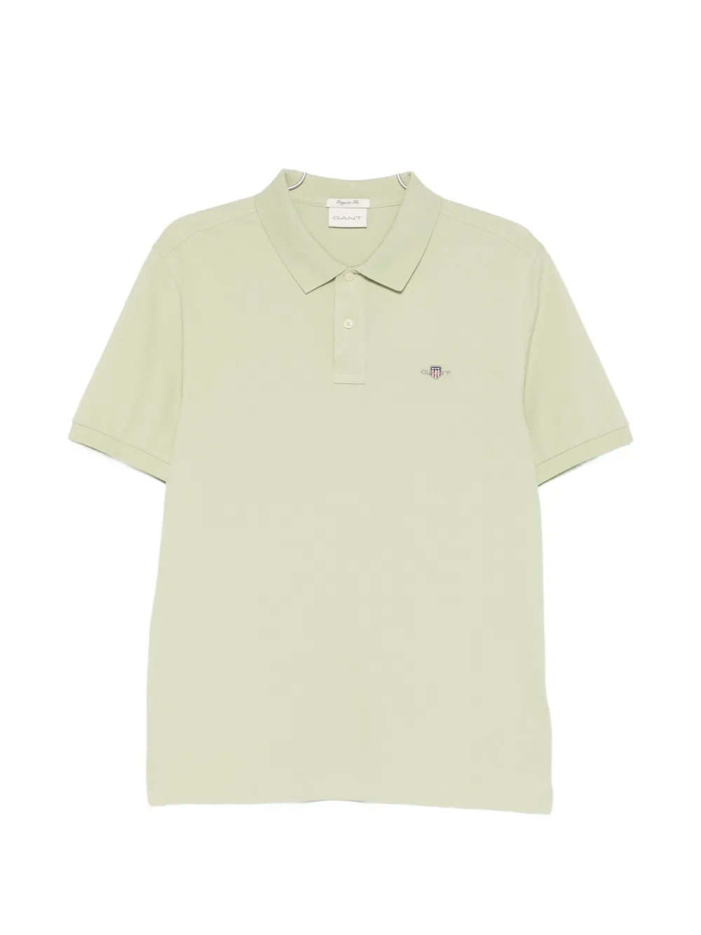 

Поло с логотипом Gant, зеленый