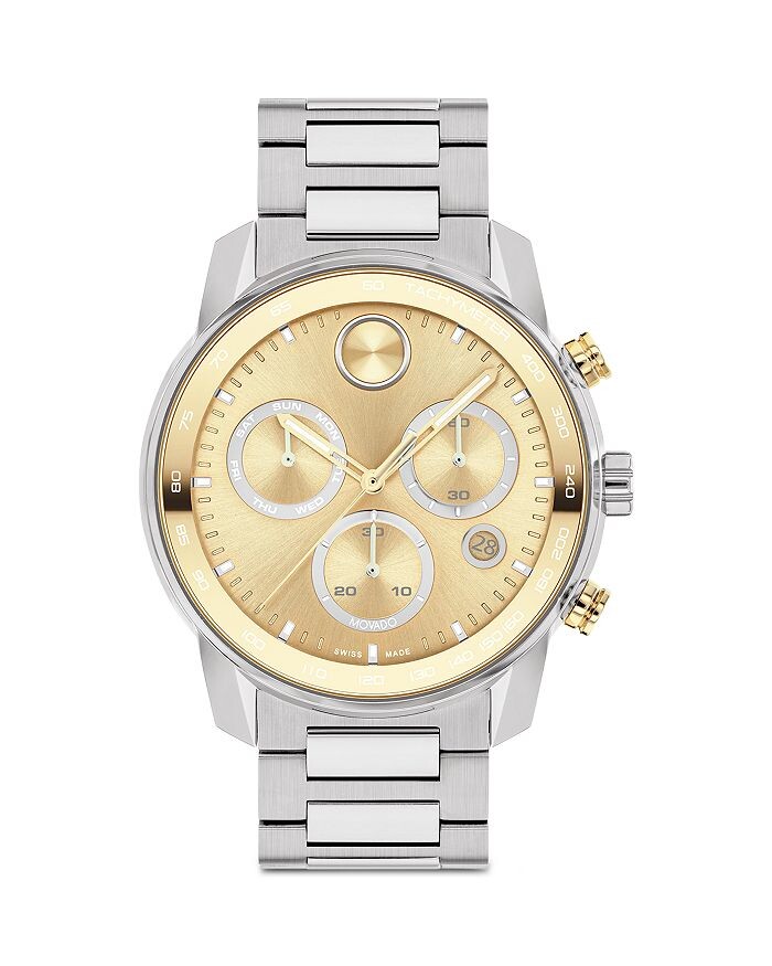 

Хронограф Movado Bold Verso 44 ​​мм, золотой