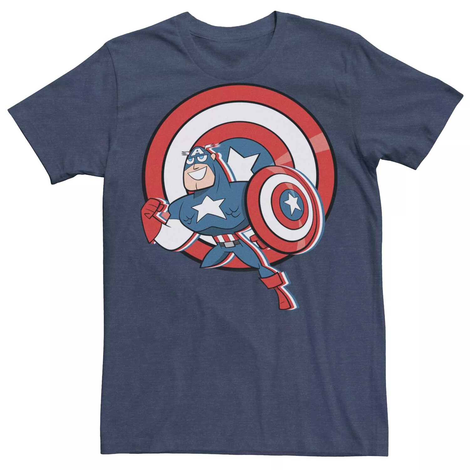 

Мужская футболка с рисунком Капитана Америки Marvel Licensed Character