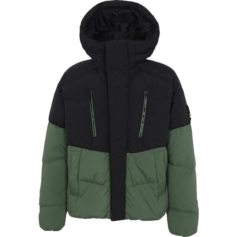 

Пуховик унисекс Jack Wolfskin, цвет Yellow/Black/6055