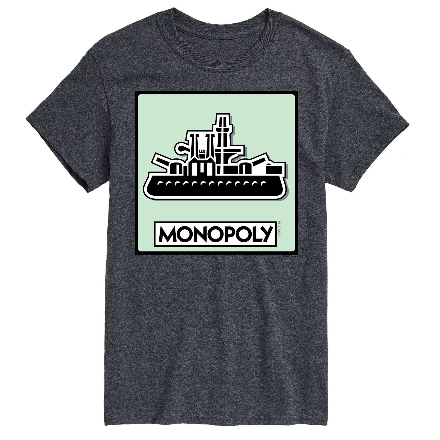 

Футболка с изображением жетона игры Big & Tall Monopoly Ship Licensed Character
