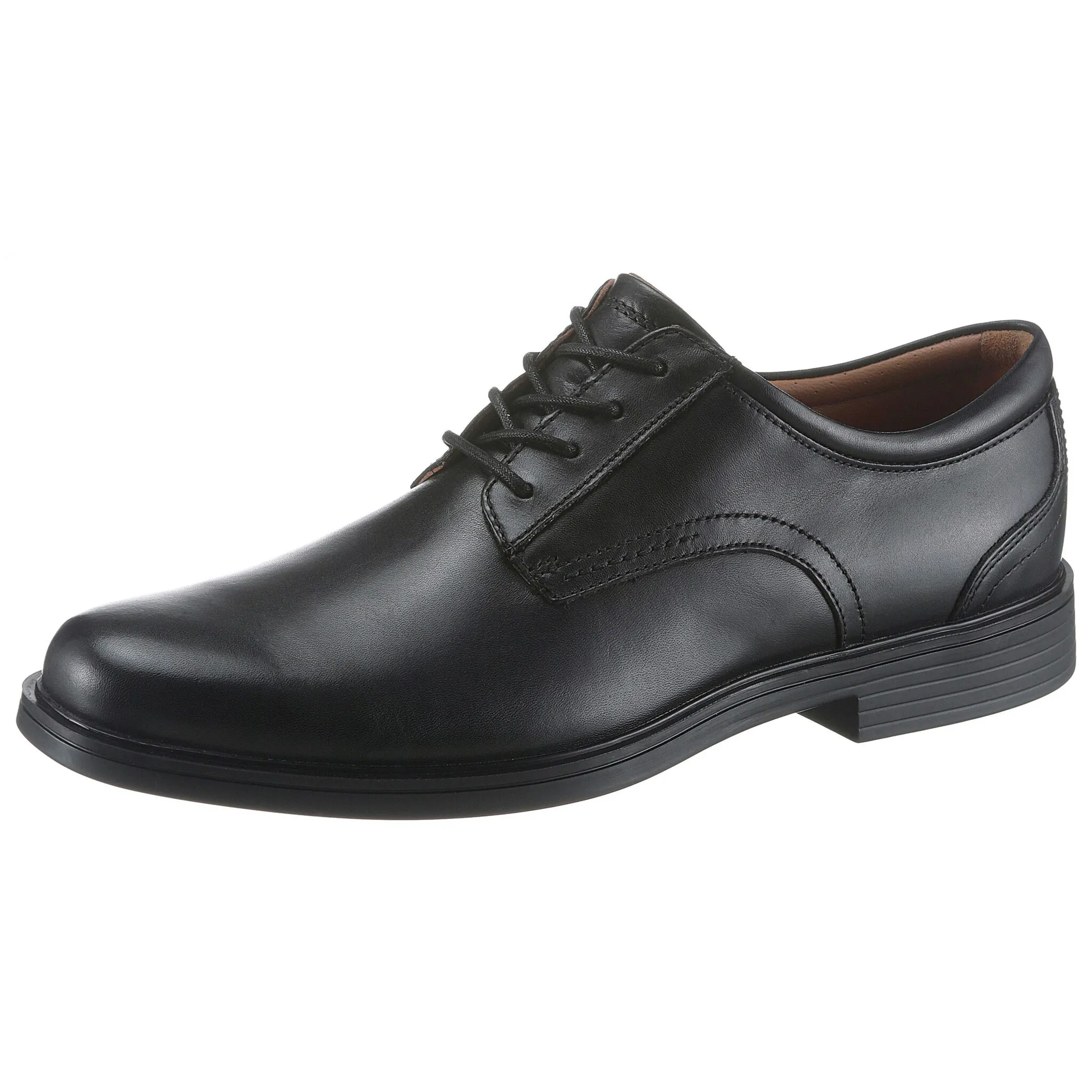 

Туфли Clarks на шнуровке "Aldric Lace", с мягкой кожаной стелькой, повседневная обувь, полуботинки, туфли на шнуровке, черный