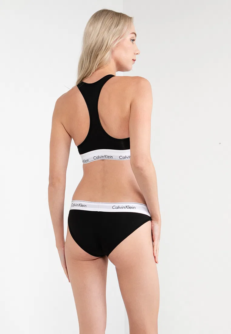 Трусы бикини, набор 3 шт., Calvin Klein, белый/черный/серый — фото 2