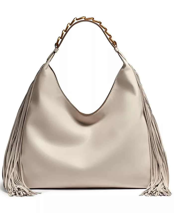 

Сумка Bellmore Small Fringe с ремешком-ободком Donna Karan New York, белый