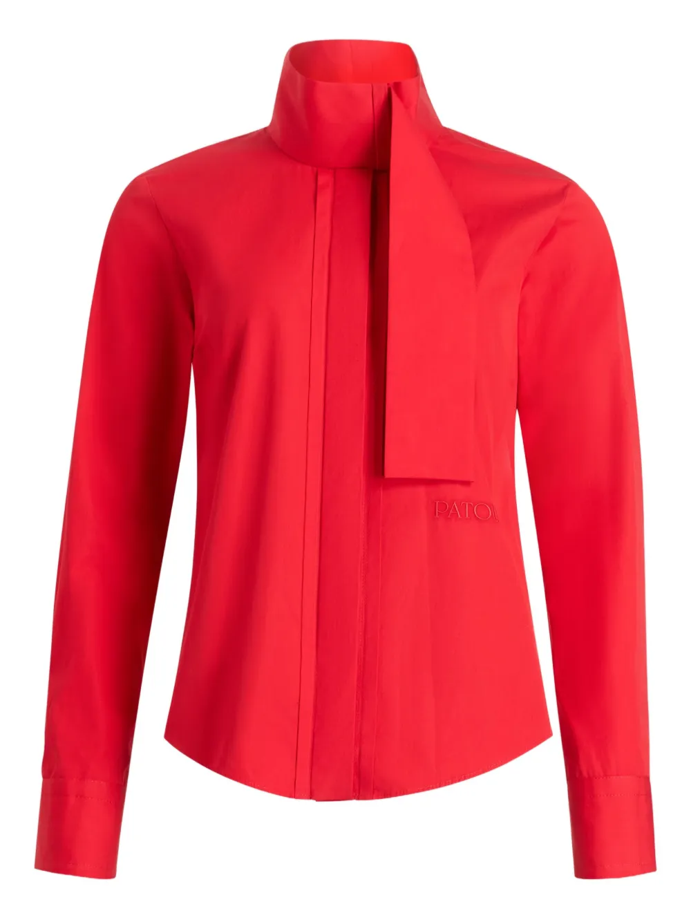 

Рубашка с воротником-шарфом PATOU, красный