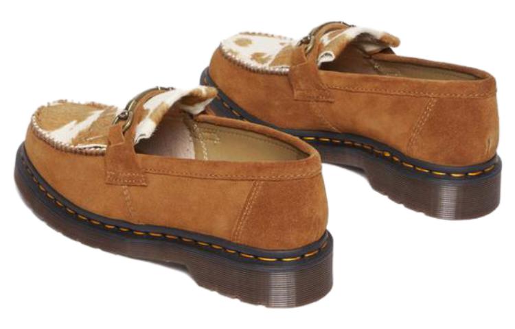 Лоферы Dr.Martens Adrian Snaffle Hair-On Cow Print Kiltie Loafers 'Pecan Brown' — фото 4