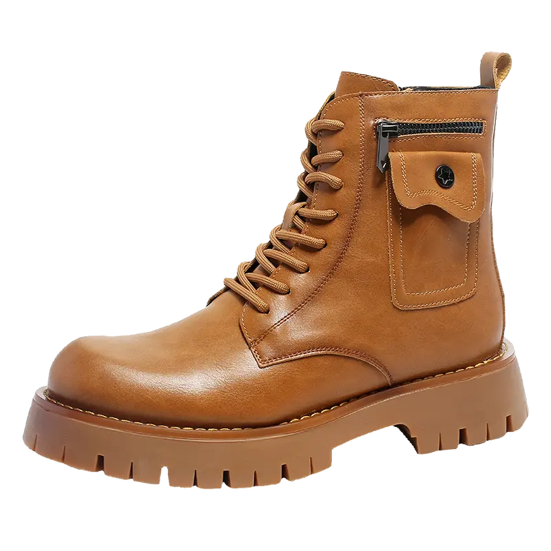 Сапоги мужские для активного отдыха Weishibangwei, цвет Light Brown — фото 2