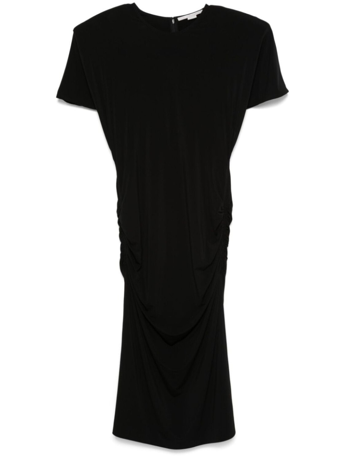 

Платье миди с коротким рукавом Stella McCartney, черный
