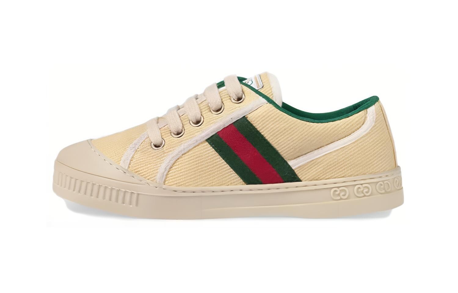 

Кроссовки детские Gucci Tennis 1977, желто-бежевый