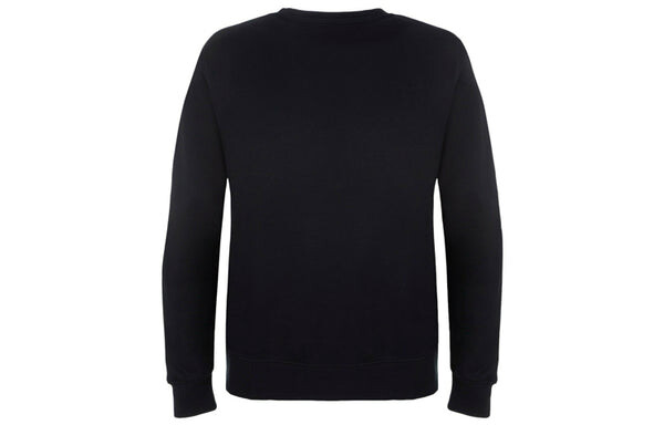 Толстовка Men's Nike Sportswear Club Crew FT Casual Sports Round Neck Pullover Long Sleeves Black, черный — фото 2