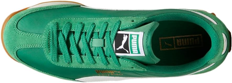 Мужские винтажные кроссовки Puma Easy Rider, белый/зеленый — фото 4