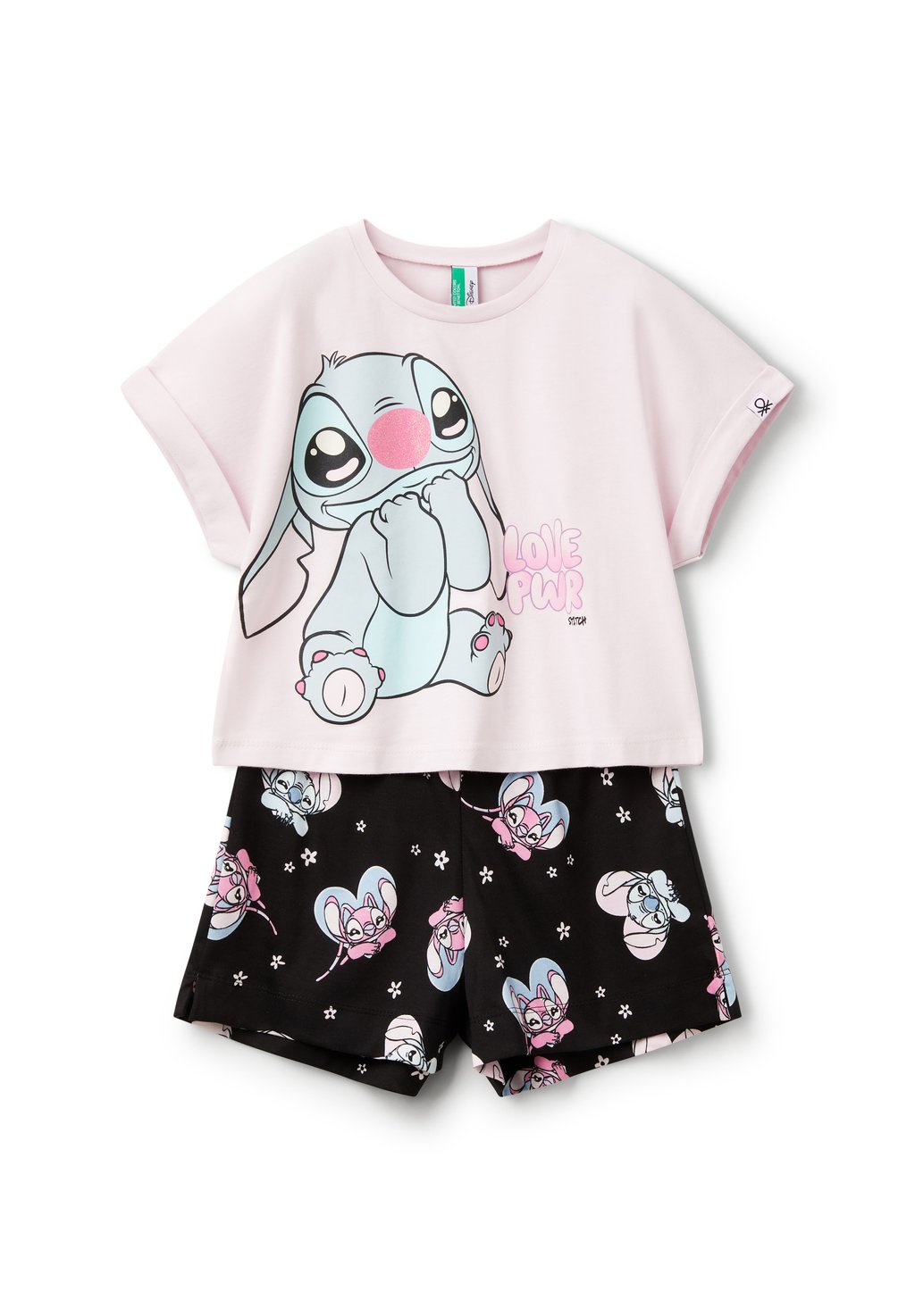 

Пижама LILO STITCH DISNEY SHORT SET United Colors of Benetton, фуксия