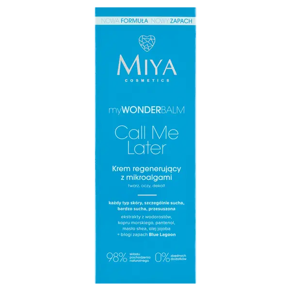 Крем для лица Miya Cosmetics — Регенерирующий с микроводорослями для лица, Mywonderbalm call me later, 75 мл — фото 2