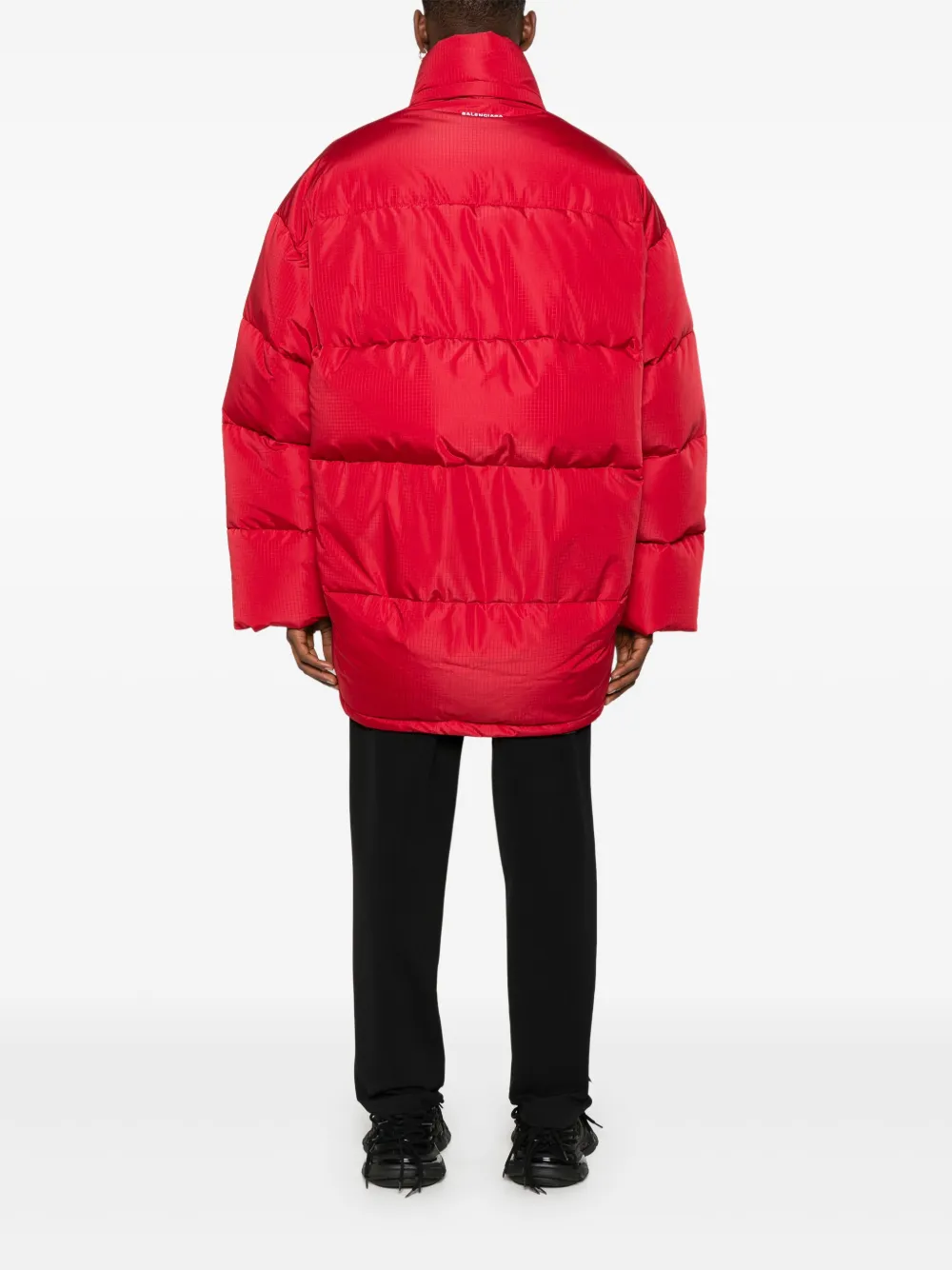 Пуховик C Shape BALENCIAGA, красный — фото 4