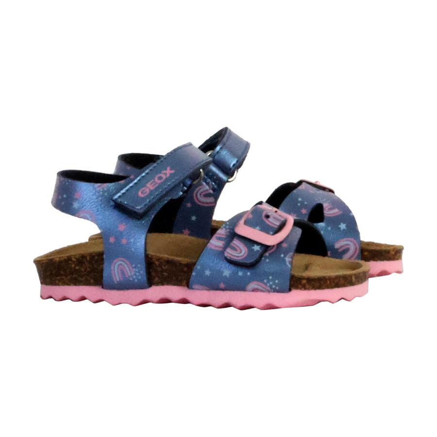 Сандалии Geox модель B Sandal Chalki Girl цвет синий — фото 3
