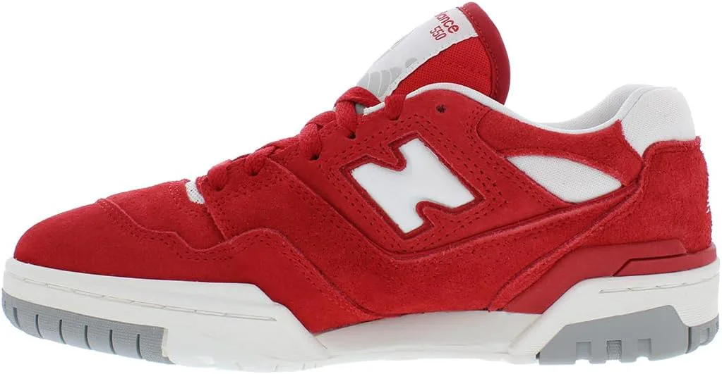 Кроссовки New Balance Kids 574 New-b V2 Familiar Ground на липучке, красно-белый — фото 4