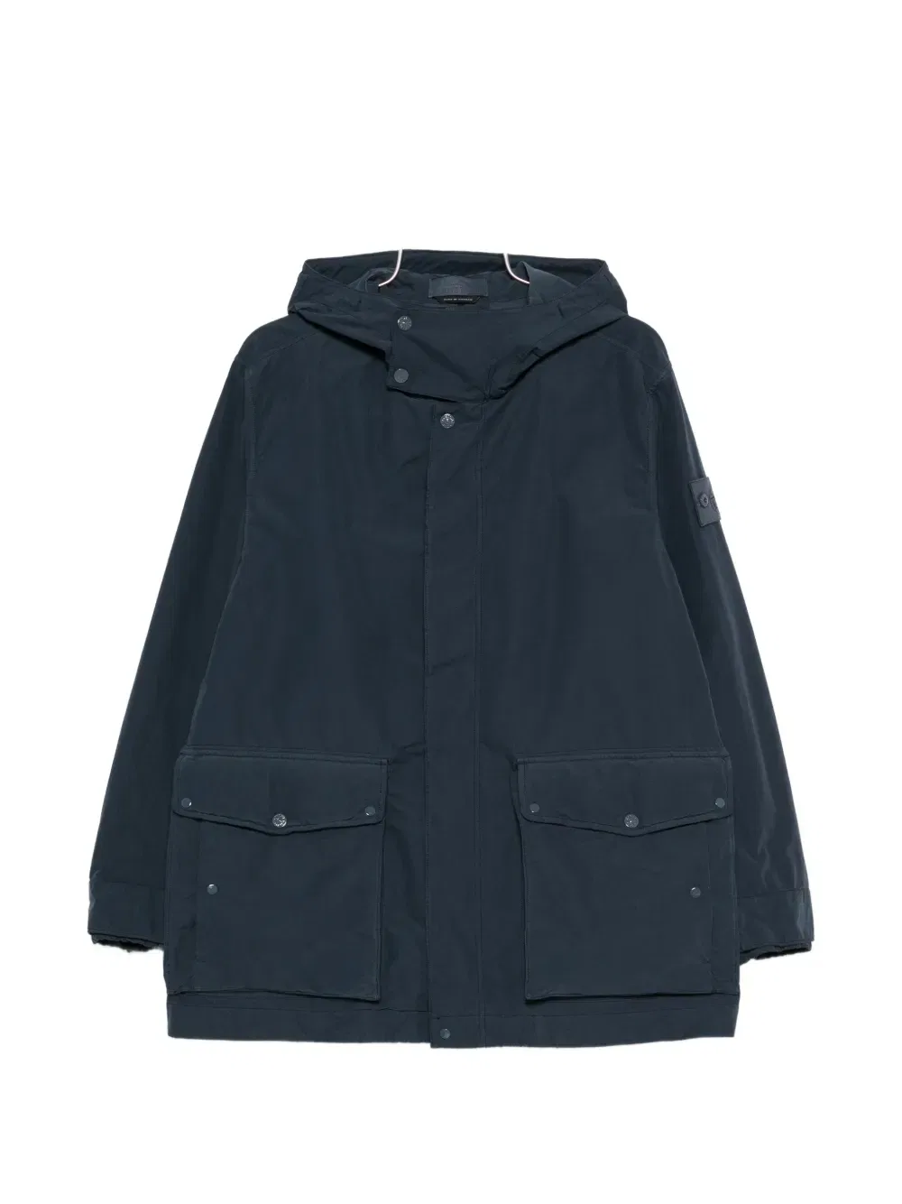 Куртка с длинными рукавами и капюшоном Stone Island, синий