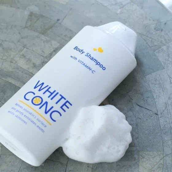 Набор для отбеливания White Conch: шампунь для тела 360 мл и CC-крем 200 г, грейпфрут — фото 3