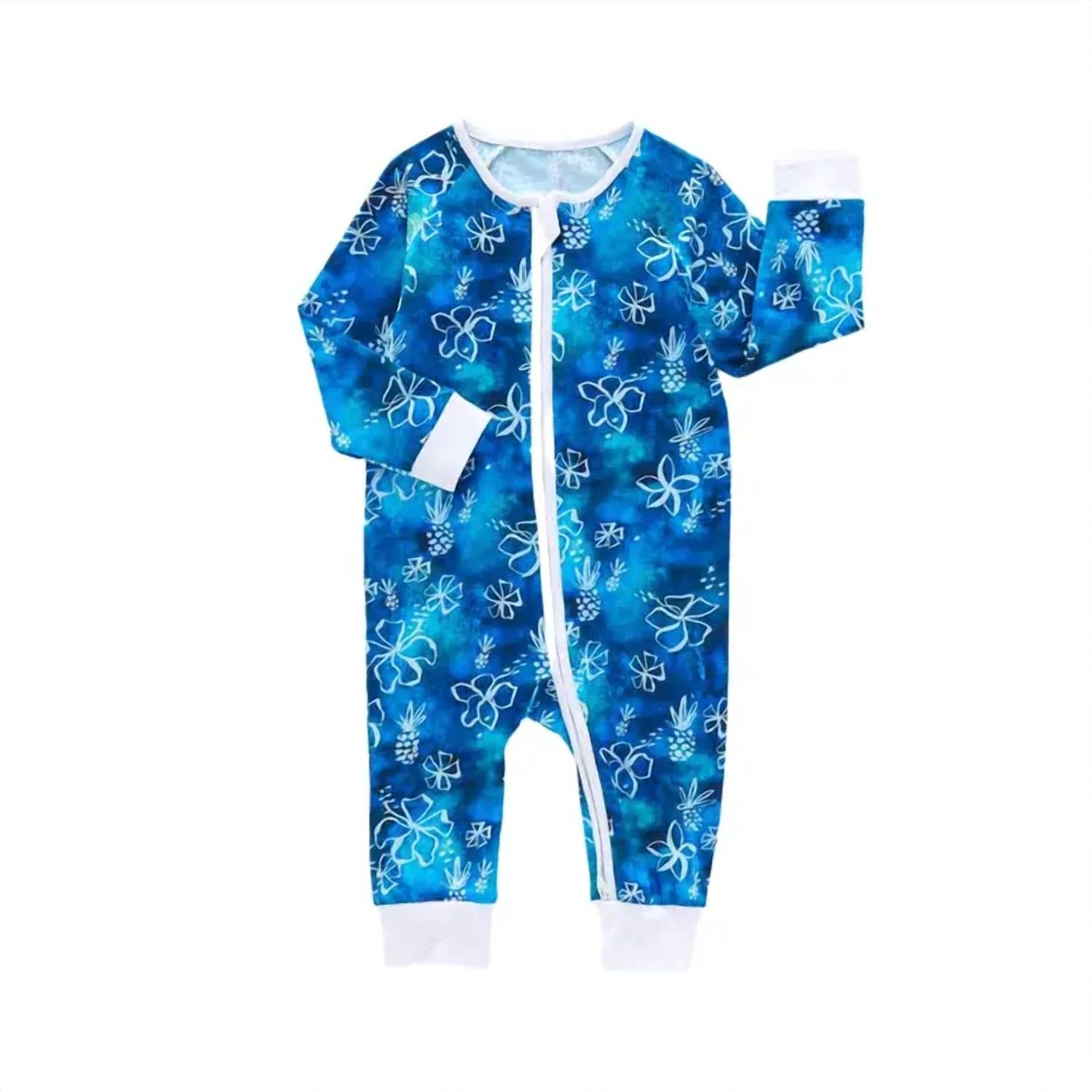 Детский комбинезон на молнии в пастельных тонах Coco Moon Hawaii, Pacific Hues — фото 2