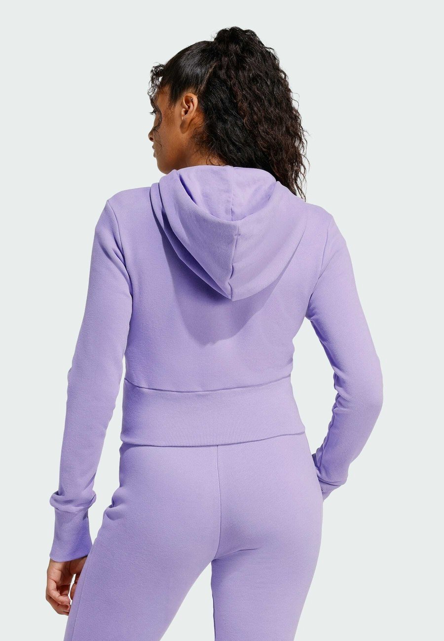 Толстовка Adidas Sportswear Zip-up sweatshirt, Magic Lilac/Lilac — фото 2