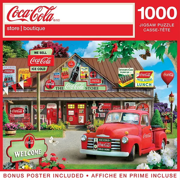 

Шедевры кока-колы - магазин пазлов из 1000 деталей для взрослых Masterpieces Puzzles, multicolor