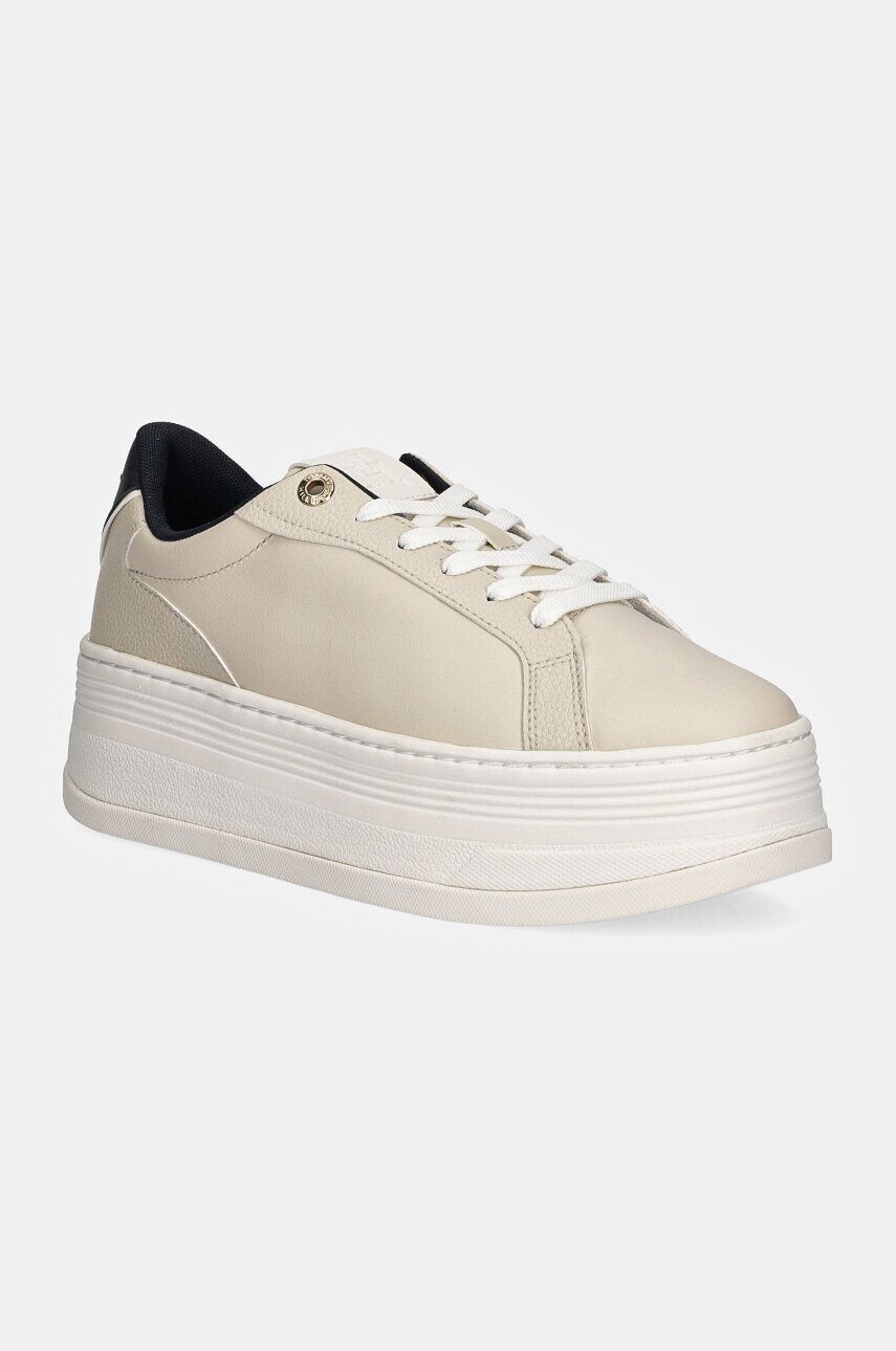 

Кроссовки Tommy Hilfiger TH PLATFORM SNEAKER TRIANGLE, бежевый